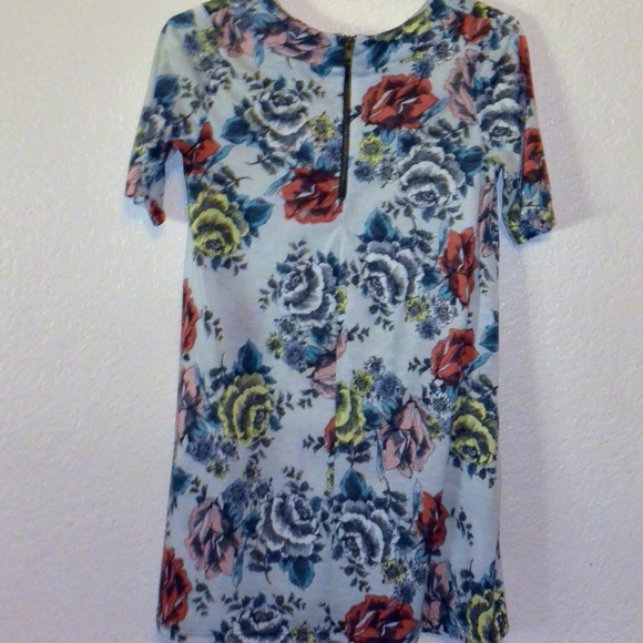 TOPSHOP Foral Mini Dress - Picture 3 of 4